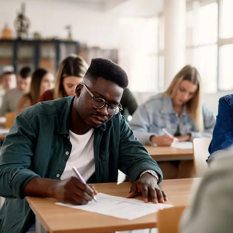 International Students in European Classroom 