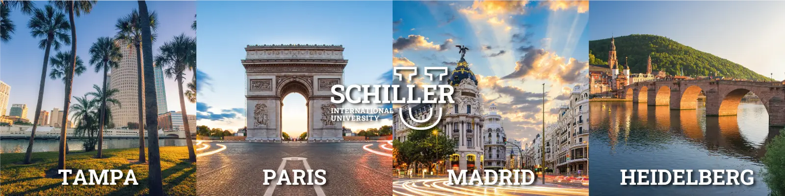 Schiller International University in 4 Cities