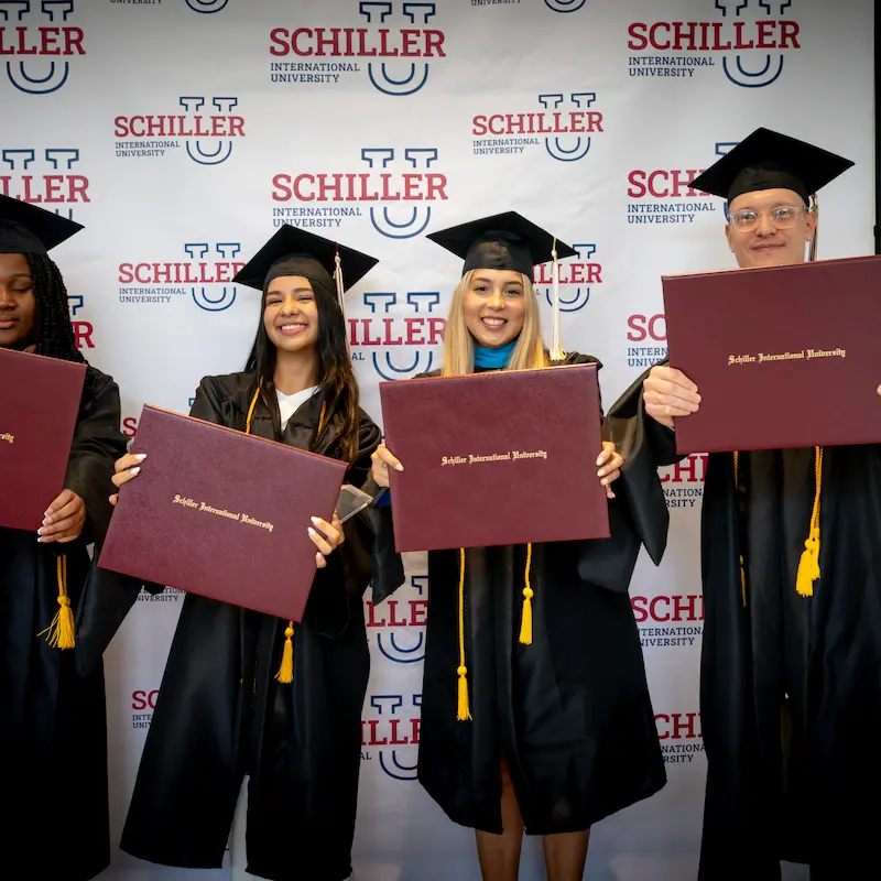 Students with their Degree