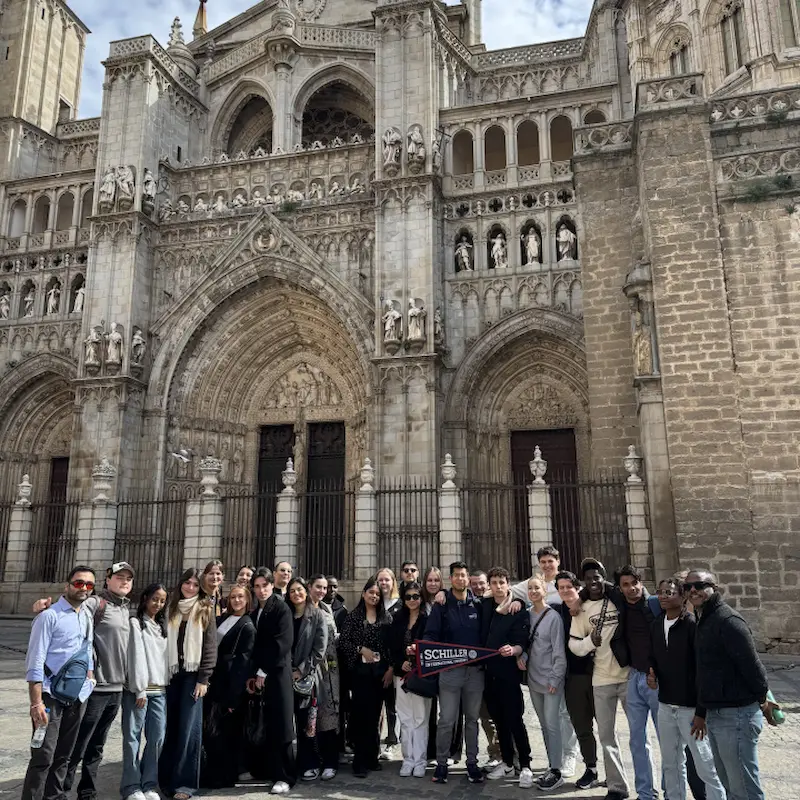 Students Exploring Spanish Art in Madrid