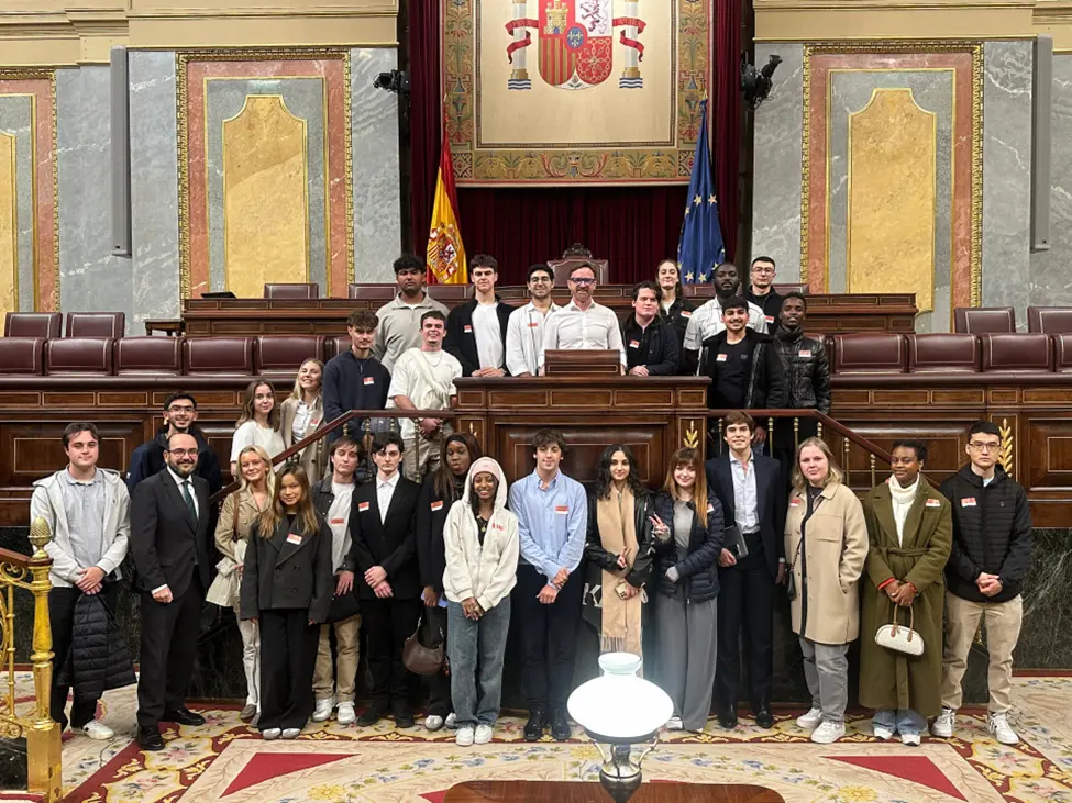 Schiller Madrid Students Inside Spain’s Congress