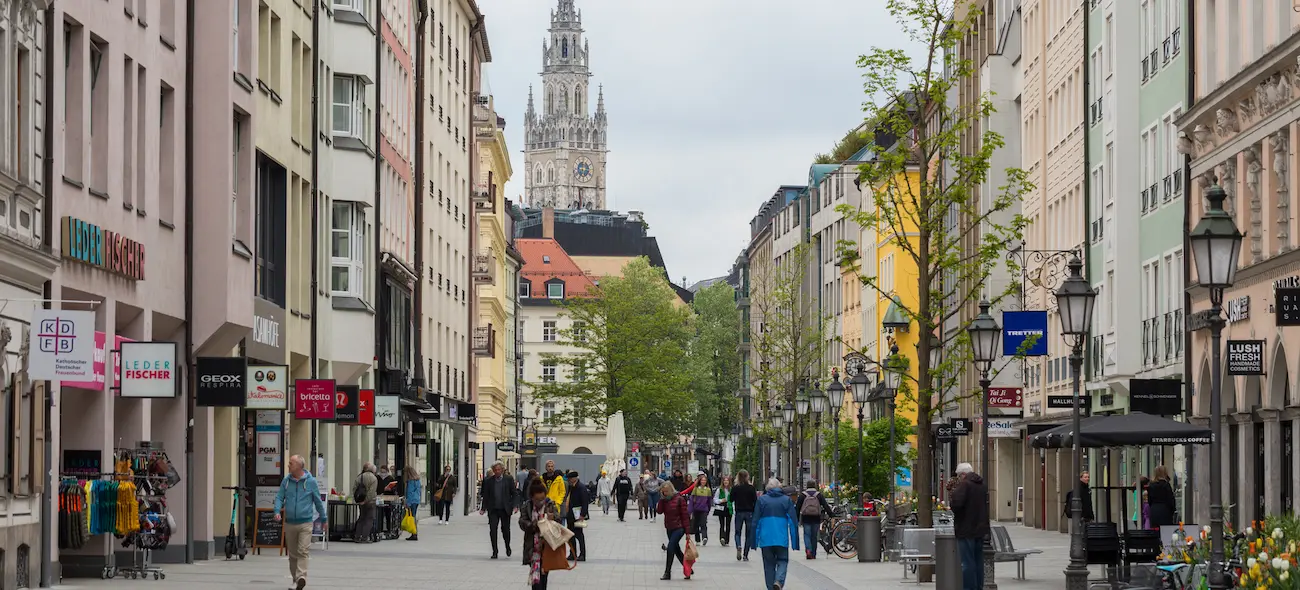 Haupstraße Street in Heidelberg