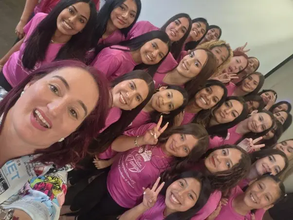 Tampa Campus Director Suheily Martinez and leadership development workshop with Miss Latina Tampa