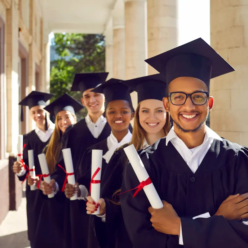 Students with International Business Degree