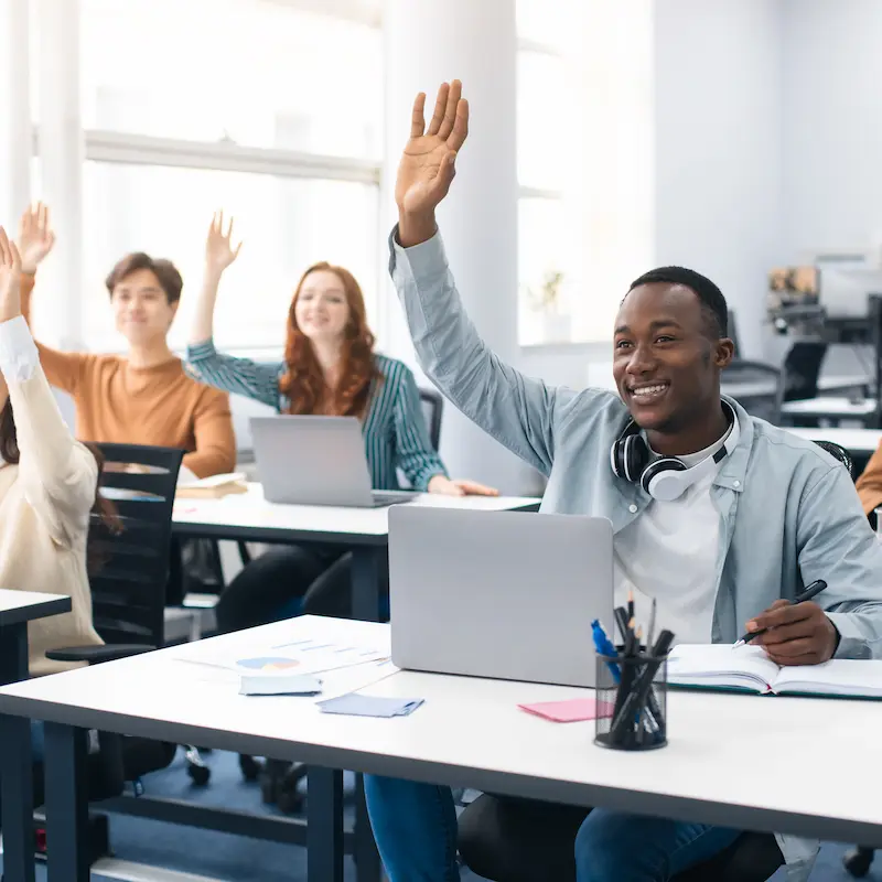Multicultural Students in a Classroom