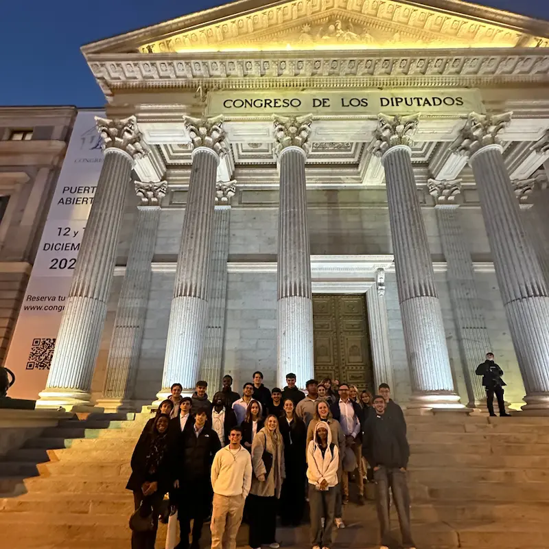 Schiller Madrid Students at Spain Congress