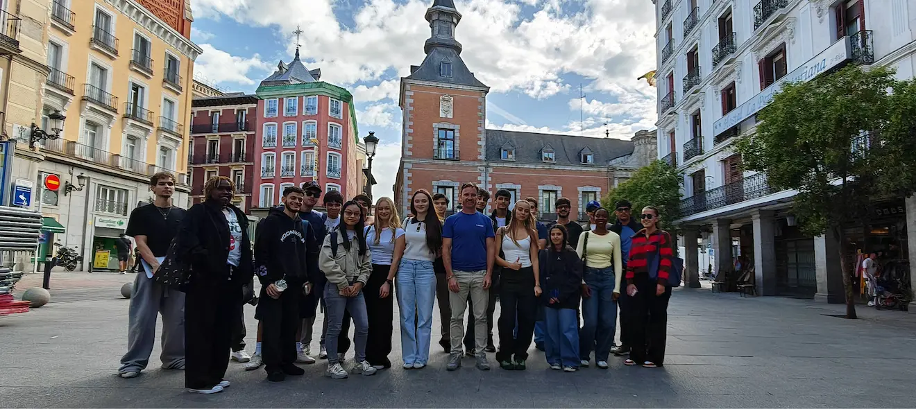 Schiller Students Visited Madrid’s Protest Camp